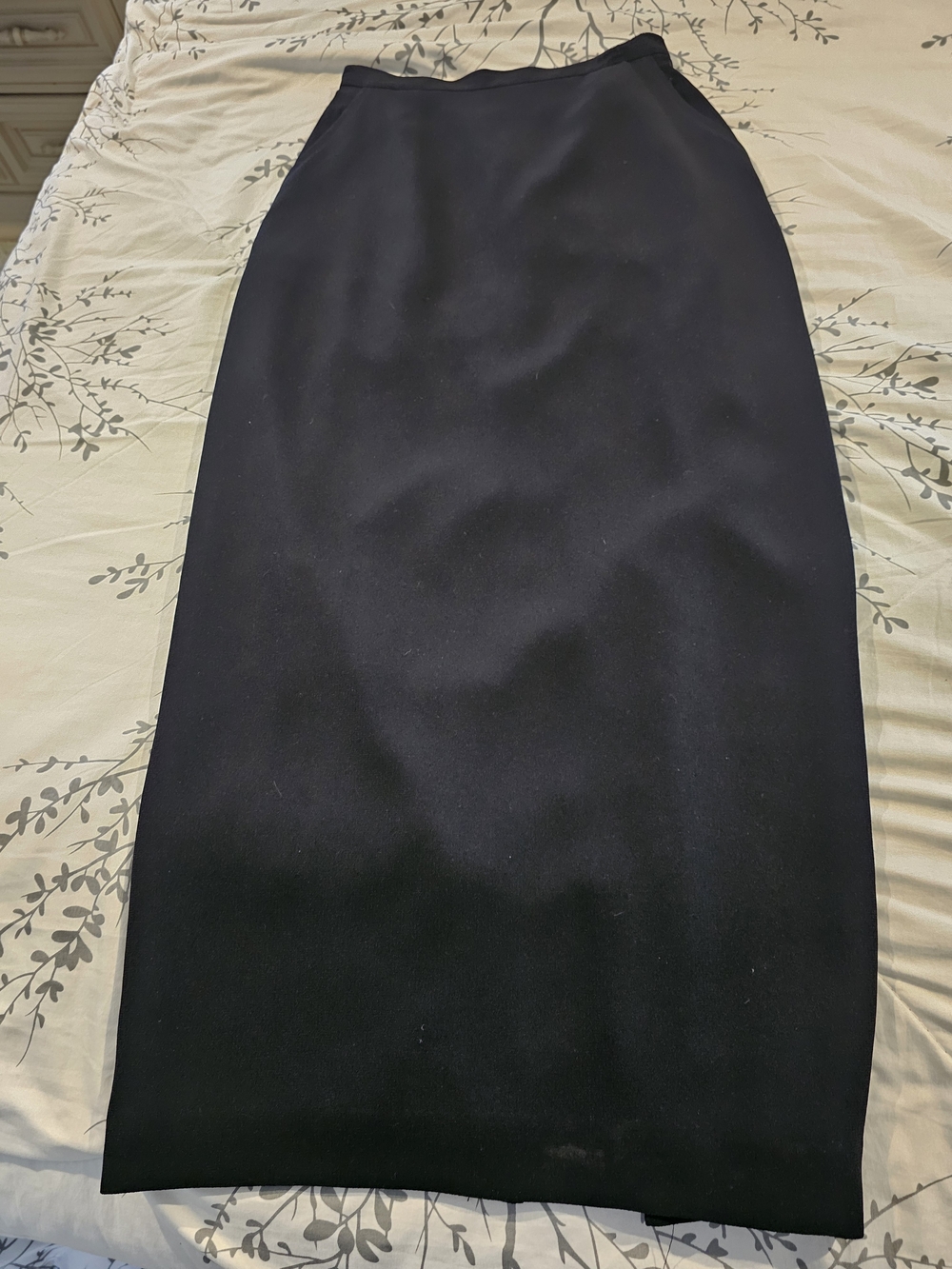 Preview Collection Black Maxi Skirt — Straight Silhouette